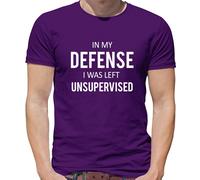 My Difesa i Was Sinistro Unsupervised - T-Shirt - Frase Divertente