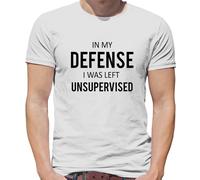 My Difesa i Was Sinistro Unsupervised - T-Shirt - Frase Divertente