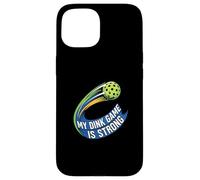 My Dink Game Is Strong Pickleball Player Design Custodia per iPhone 15