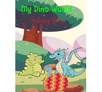 My Dino World, coloring book for kids
