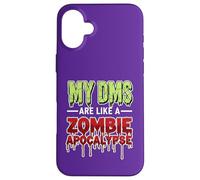 My DMs Are Like a Zombie Apocalypse - Funny Viral Social Med Custodia per iPhone 16 Plus