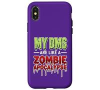 My DMs Are Like a Zombie Apocalypse - Funny Viral Social Med Custodia per iPhone X/XS