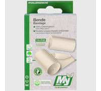 My Doct Bende Orlate in Cotone Idrofilo Grezzo per Bendaggi Leggeri Primo Soccorso, 5 m x 8 cm in Estensione, Confezione 2 Pezzi