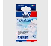 My Doct Cerotti Cicatrizzanti con Acido Ialuronico - Escoriazioni, Piccoli Tagli e Scottature, Formati Assortiti 20 pz, Trasparenti