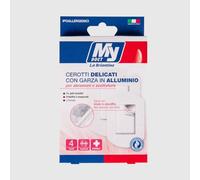 My Doct Cerotti Delicati con Garza in Alluminio per Abrasioni e Scottature, 2 Formati, Sterili, 4 pz