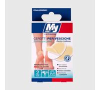 My Doct Cerotti per Vesciche, Benessere dei Piedi, 2 Pezzi Monoformato 6.9x4.4 cm Retro Tallone - Trasparenti