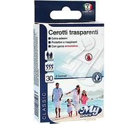 My Doct Cerotti Universali Trasparenti Super-Traspiranti, in 5 Misure Assortite, 30 Pezzi