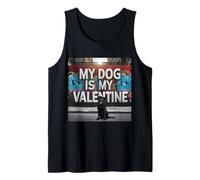 My Dog Is My Valentine Labrador Retriever Graffiti Canotta
