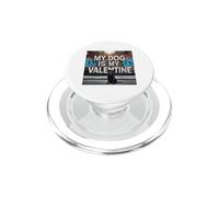 My Dog Is My Valentine Labrador Retriever Graffiti PopSockets PopGrip per MagSafe