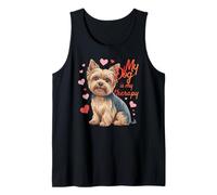 My Dog Is Therapy Yorkshire Terrier Amante Canotta