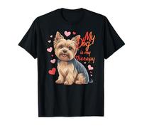 My Dog Is Therapy Yorkshire Terrier Amante Maglietta