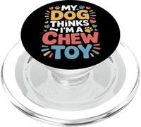 My Dog Thinks I'm A Chew Toy Pet Jokes Fur Companion - PopSockets PopGrip per MagSafe