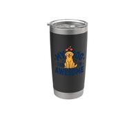My Dog Thinks I'm Awesome, simpatico design con cane Bicchiere termico in acciaio inox doppia parete