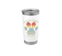 My Dog Thinks I'm Cool Bicchiere termico in acciaio inox doppia parete