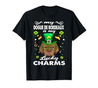 My Dogue de Bordeaux Is My Lucky Charm Dog St Patricks Day Maglietta