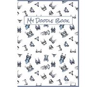 My Doodle Book sexy dessous lingerie - Thick Notebook School Exercise Book Sketchbook Journal Drawing Pad Colouring Book Bullet Planner: A4 squared, white paper, numbered pages