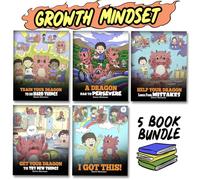 My Dragon Books Growth Mindset Bundle - 5 Books to Inspire Kids to Embrace Challenges, Learn From Mistakes, and Keep Going