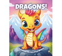 My Dragons!: Colouring Book For Kids Ages 4-8