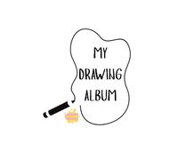 My Drawing Album: A 365 blank pages album for a year of creativity