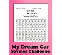 My dream car savings challenge: Visual Savings Challenges for Every Car Expense from $100 to $50,000 , Stay Motivated and Save for Your Dream Ride