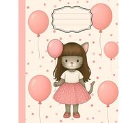 My Dreamy Balloon Cat Notebook: Perfect for girls who love sweet cats and soft illustrations