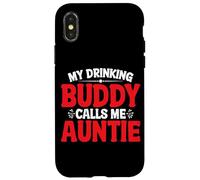 My Drinking Buddy Calls Me Auntie Zia Bambina - Custodia per iPhone X/XS