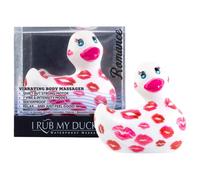 My Duckie Romance 2.0 - vibratore clitoride impermeabile - bianco rosa