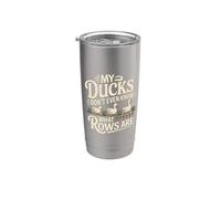 My Ducks Don't Even Know What Rows Are Caos |||- Bicchiere termico in acciaio inox doppia parete