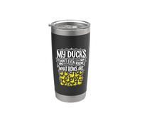 My Ducks Don't Even Know What Rows Are Caos - Bicchiere termico in acciaio inox doppia parete