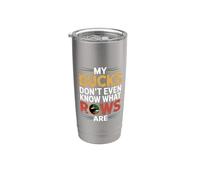 My Ducks Don't Even Know What Rows Are Caos |- Bicchiere termico in acciaio inox doppia parete
