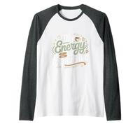 My Energy Is Expensive Umore Forte Presenza Maglia con Maniche Raglan