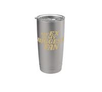 MY EX IS MY BIGGEST FAN Bicchiere termico in acciaio inox doppia parete