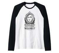 My Face Is Not Responsible Divertente Sarcastico Umorismo Maglia con Maniche Raglan