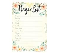 My Faithful Prayer List Notebook For Writing Prayers, Recording Blessings And Reflections On God's Grace Daily