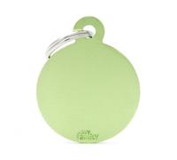 MY FAMILY MEDAGLIETTA CERCHIO (L) ALLUMINIO VERDE (REF. MFB40)