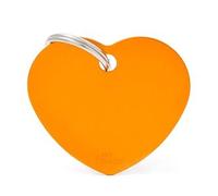 MY FAMILY MEDAGLIETTA CUORE (L) ALLUMINIO ARANCIO (REF. MFB69)