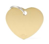 MY FAMILY MEDAGLIETTA CUORE (L) ALLUMINIO DORATO (REF. MFB68)