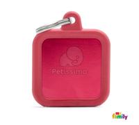 My Family medaglietta - Hushtag rettangolo rosso 1 pz (HTA03RED)