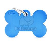 My family medaglietta - osso blu L (MFB08)