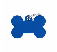 MY FAMILY Srl BIG BONE MEDAGLIETTA PER COLLARE IN ALLUMINIO BLUE