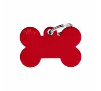 MY FAMILY Srl BIG BONE MEDAGLIETTA PER COLLARE IN ALLUMINIO RED