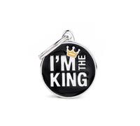 MY FAMILY Srl I'M THE KING MEDAGLIETTA PER COLLARE M