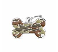 MY FAMILY Srl L BONE CAMOUFLAGE MEDAGLIETTA PER COLLARE GREEN