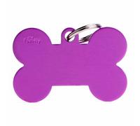 MY FAMILY Srl PURPLE BONE MEDAGLIETTA PER COLLARE IN ALLUMINIO XL