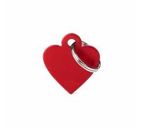 MY FAMILY Srl SMALL HEART MEDAGLIETTA PER COLLARE IN ALLUMINIO RED