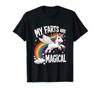 My Farts Are Magic Funny Unicorn Rainbow Meme Rainbow Gag Maglietta