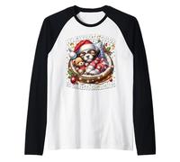My Favorite Color Is Christmas Lights for Shih Tzu Dog Mom Maglia con Maniche Raglan