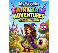 My Favorite Fairy Tale Adventures Coloring Book for Ages 4-8