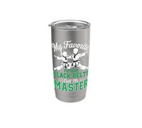 My Favorite Future Black Belts Call Me Master Arti Marziali Bicchiere termico in acciaio inox doppia parete