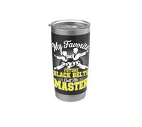 My Favorite Future Black Belts Call Me Master Arti Marziali Bicchiere termico in acciaio inox doppia parete